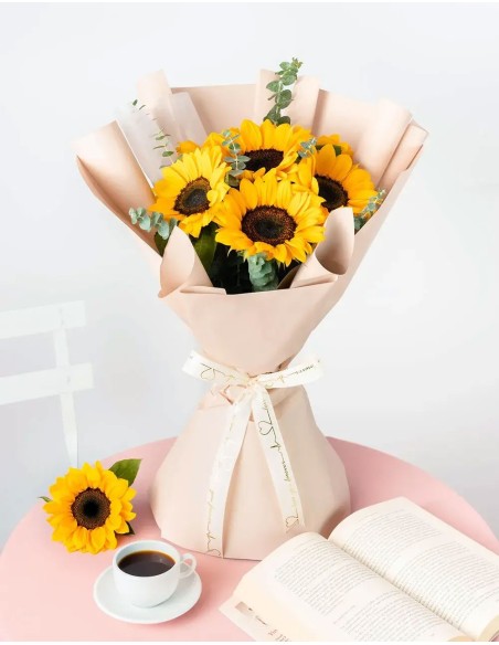 6 Girasoles Premium 💝